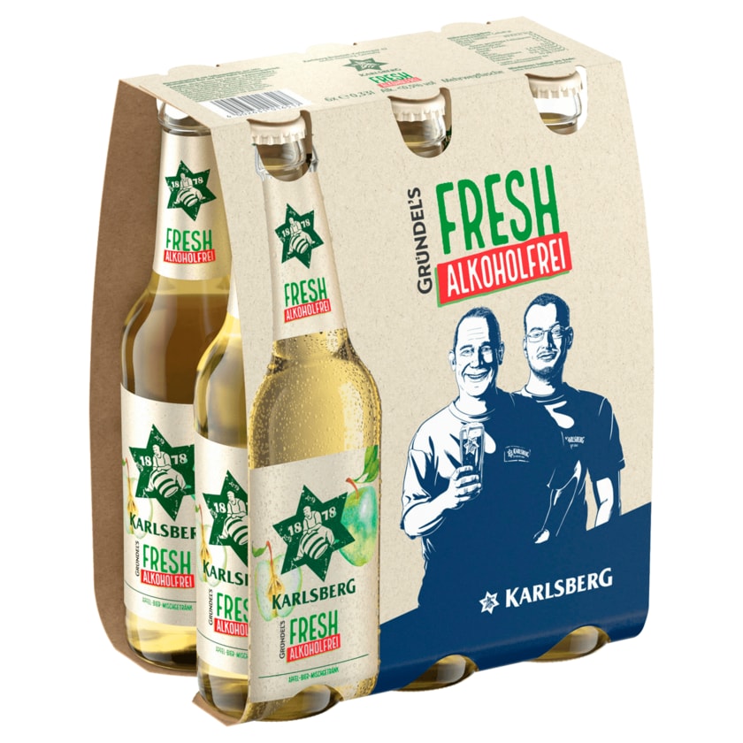 Karlsberg Fresh alkoholfrei 6x0,33l